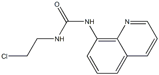 1-(2-Chloroethyl)-3-(8-quinolyl)urea Struktur