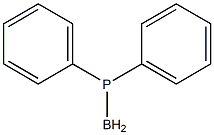 (Diphenylphosphino)borane Struktur