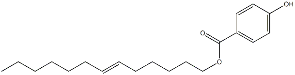 4-Hydroxybenzoic acid 6-tridecenyl ester Struktur