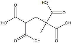 Butane-1,1,3,3-tetracarboxylic acid Struktur