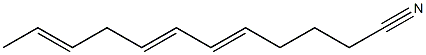 5,7,10-Dodecatrienenitrile Struktur