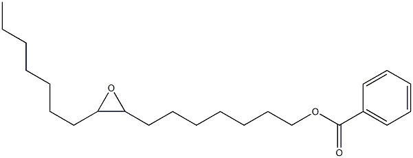 Benzoic acid 8,9-epoxyhexadecan-1-yl ester Struktur