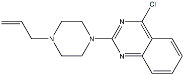 2-[4-(2-Propenyl)-1-piperazinyl]-4-chloroquinazoline Struktur