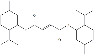 Fumaric acid dimenthyl ester Struktur