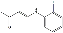 4-(2-Iodophenylamino)-3-buten-2-one Struktur