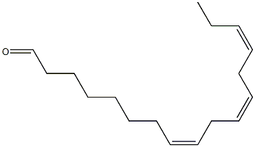 (8Z,11Z,14Z)-8,11,14-Heptadecatrienal Struktur