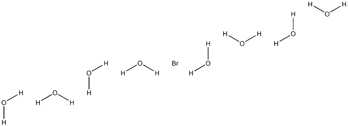 Bromine octahydrate Struktur