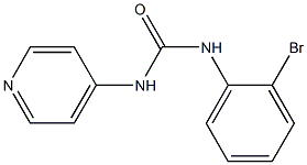 1-[(2-Bromophenyl)]-3-(pyridin-4-yl)urea Struktur