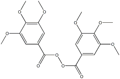 Bis(3,4,5-trimethoxybenzoyl) peroxide Struktur