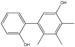 4,5,6-Trimethyl-1,1'-biphenyl-2',3-diol Struktur