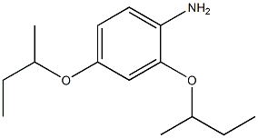 2,4-Di(sec-butyloxy)aniline Struktur