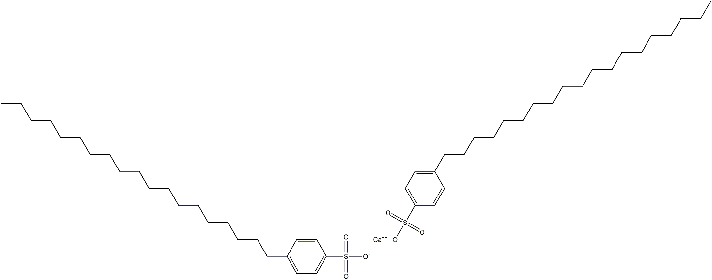 Bis(4-nonadecylbenzenesulfonic acid)calcium salt Struktur