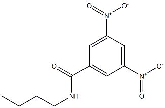 N-Butyl-3,5-dinitrobenzamide Struktur