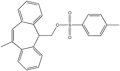 10-Methyl-5-[(p-toluenesulfonyloxy)methyl]-5H-dibenzo[a,d]cycloheptene Struktur