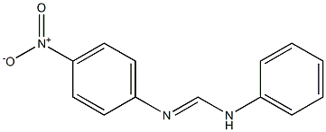 N1-(Phenyl)-N2-(4-nitrophenyl)formamidine Struktur