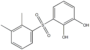 2,3-Dihydroxy-2',3'-dimethyl[sulfonylbisbenzene] Struktur