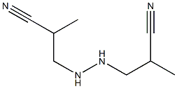 Hydrazobisisobutyronitrile Struktur