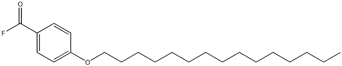 4-(Pentadecyloxy)benzoyl fluoride Struktur