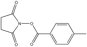 4-Methylbenzoic acid succinimidyl ester Struktur