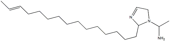 1-(1-Aminoethyl)-2-(13-pentadecenyl)-3-imidazoline Struktur