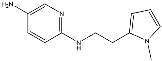 N-[2-(1-Methyl-1H-pyrrol-2-yl)ethyl]pyridine-2,5-diamine Struktur