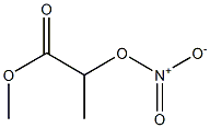 2-Nitrooxypropionic acid methyl ester Struktur