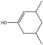 3,5-Dimethyl-1-cyclohexen-1-ol Struktur