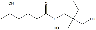 5-Hydroxyhexanoic acid 2,2-bis(hydroxymethyl)butyl ester Struktur