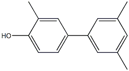 4-(3,5-Dimethylphenyl)-2-methylphenol Struktur