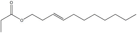 Propionic acid 3-undecenyl ester Struktur