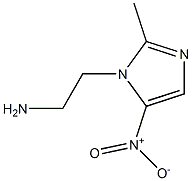 1-(2-Aminoethyl)-2-methyl-5-nitro-1H-imidazole Struktur