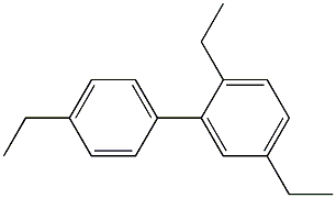 2,4',5-Triethyl-1,1'-biphenyl Struktur