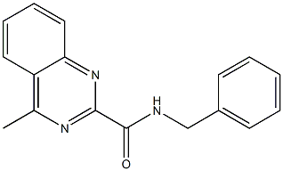 N-Benzyl-4-methylquinazoline-2-carboxamide Struktur