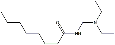 N-[(Diethylamino)methyl]octanamide Struktur