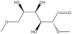 2-O,6-O-Dimethyl-D-glucose Struktur