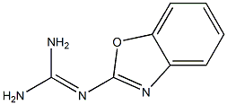 2-(Benzoxazol-2-yl)guanidine Struktur