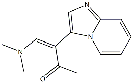 3-[1-[(Dimethylamino)methylene]-2-oxopropyl]imidazo[1,2-a]pyridine Struktur