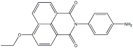 N-(p-Aminophenyl)-4-ethoxy-1,8-naphthalenedicarboximide Struktur