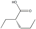 (S)-2-Ethylvaleric acid Struktur