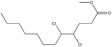 4,5-Dichlorododecanoic acid methyl ester Struktur