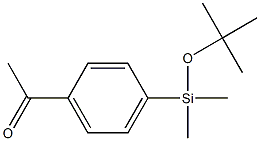 4'-(tert-Butyloxydimethylsilyl)acetophenone Struktur