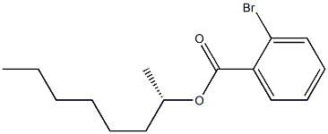 (+)-o-Bromobenzoic acid (S)-1-methylheptyl ester Struktur