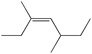 (Z)-3,5-Dimethyl-3-heptene Struktur