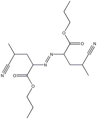 2,2'-Azobis(4-cyanovaleric acid)dipropyl ester Struktur