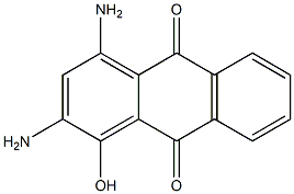 1-Hydroxy-2,4-diaminoanthraquinone Struktur