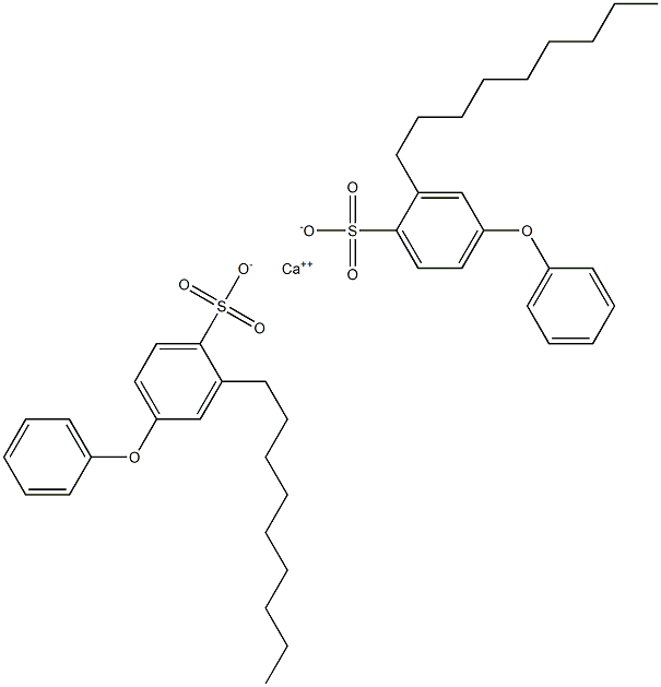 Bis(2-nonyl-4-phenoxybenzenesulfonic acid)calcium salt Struktur