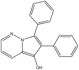 6,7-Diphenylpyrrolo[1,2-b]pyridazin-5-ol Struktur