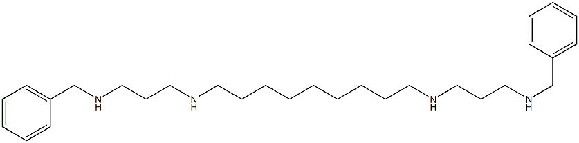 N,N'-Bis(3-benzylaminopropyl)-1,9-nonanediamine Struktur