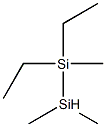 1,1-Diethyl-1,2,2-trimethyldisilane Struktur