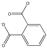 Phthalic acid dianion Struktur